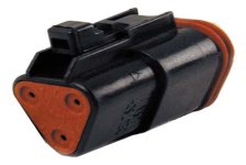Deutsch Sealed 3 Wire Connector Component (image for) Deutsch Sealed 3 Wire Connector Component