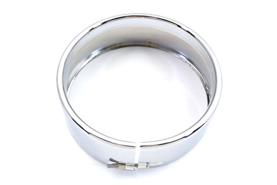 Outer Headlamp Trim Rim Frenched Style Chrome