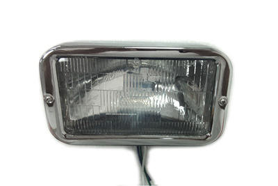 Complete Caddy 12V Bottom Mount Headlamp with Bulb