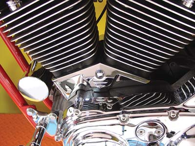 Top Rocker Box Cover and D-Ring Kit Chrome