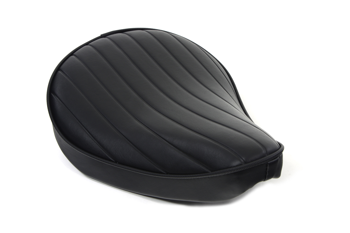 Black Tuck and Roll Solo Seat Small