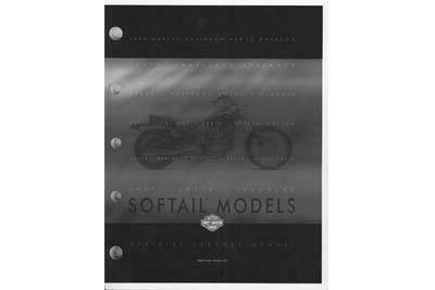 Factory Spare Parts Book for 1999 FXST-FLST