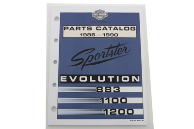 Factory Spare Parts Book for 1986-1990 XL