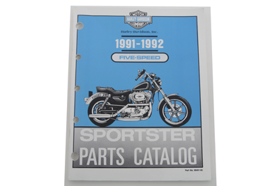 Factory Spare Parts Book for 1991-1992 XL