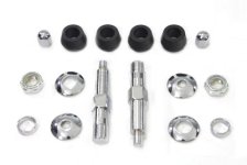 Chrome Lower Rear Shock Stud Kit (image for) Chrome Lower Rear Shock Stud Kit