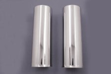 Chrome 8" Shock Spring Cover Set (image for) Chrome 8" Shock Spring Cover Set