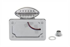 Chrome Horizontal Style Tail Lamp Assembly with Clear Lens (image for) Chrome Horizontal Style Tail Lamp Assembly with Clear Lens