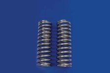 Chrome 13-1/2" Shock Spring Set (image for) Chrome 13-1/2" Shock Spring Set