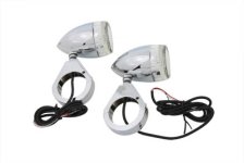 Bullet Turn Signal Set with 49mm Clamps (image for) Bullet Turn Signal Set with 49mm Clamps