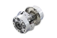 Chrome Front Wheel Hub 25mm Bearings (image for) Chrome Front Wheel Hub 25mm Bearings