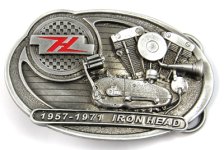 XLCH Ironhead™ Sportster® 1957 Sportster Belt Buckle (image for) XLCH Ironhead™ Sportster® 1957 Sportster Belt Buckle