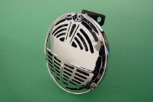 Early Style 6 Volt Wing Grill Horn with Bracket (image for) Early Style 6 Volt Wing Grill Horn with Bracket