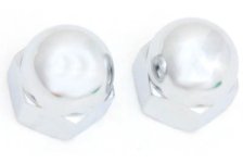 Chrome Axle Nut Kit, Acorn Style (image for) Chrome Axle Nut Kit, Acorn Style