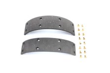 Rear Brake Shoe Lining with Rivets (image for) Rear Brake Shoe Lining with Rivets