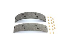 Rear Brake Shoe Lining with Rivets (image for) Rear Brake Shoe Lining with Rivets