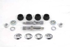Chrome Lower Rear Shock Stud Kit (image for) Chrome Lower Rear Shock Stud Kit