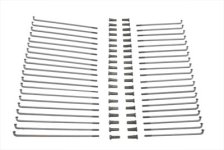 Stainless Steel 18" Spoke Set (image for) Stainless Steel 18" Spoke Set