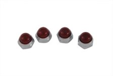 Red Rocker Arm Shaft End Caps (image for) Red Rocker Arm Shaft End Caps
