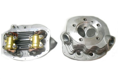 Panhead Cylinder Heads 3-5/8" Big Bore - Click Image to Close