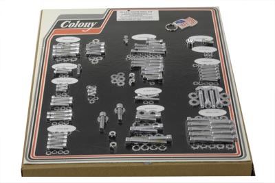 Chrome Engine Dress Up Bolt Kit - Click Image to Close