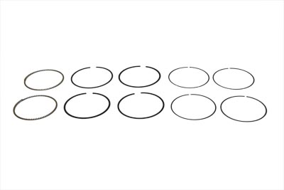 107" Twin Cam Piston Ring Set, Standard - Click Image to Close