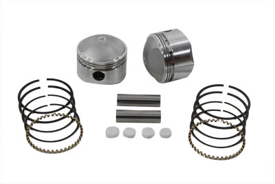 74" Overhead Valve Forged Piston Set Standard Size - Click Image to Close