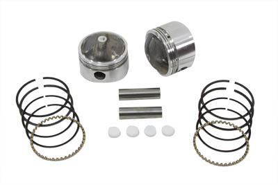 3-1/2" Forged Piston Set .010 Oversize - Click Image to Close