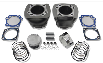 1200cc Cylinder and Piston Conversion Kit Silver - Click Image to Close