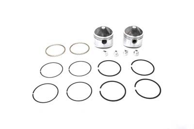 3-3/16" Forged Piston Set .030 Oversize - Click Image to Close