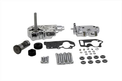 Chrome Oil Pump Assembly with Breather - Click Image to Close