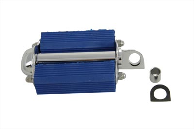 Bicycle Kick Starter Pedal and Axle Assembly Blue - Click Image to Close
