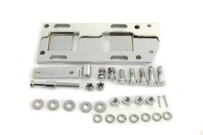 Transmission Mounting Plate Kit Chrome - Click Image to Close