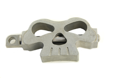 Skull Face Kick Starter Pedal Billet - Click Image to Close
