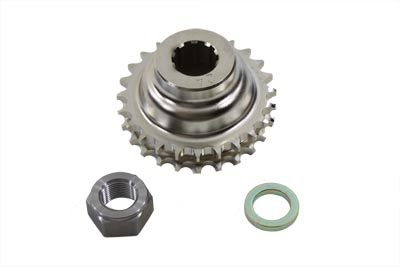 24 Tooth Engine Sprocket with Spline - Click Image to Close