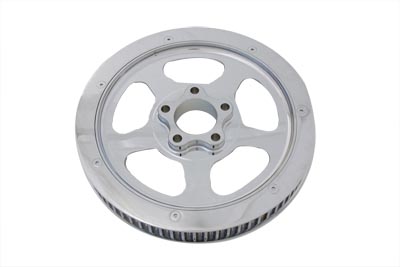 Rear Drive Pulley 70 Tooth Chrome - Click Image to Close