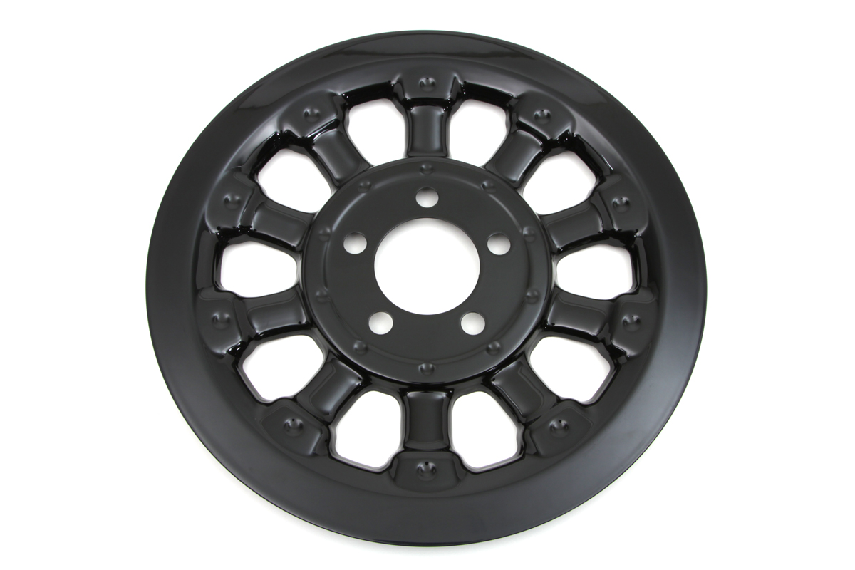 Black Rear Pulley Cover - Click Image to Close
