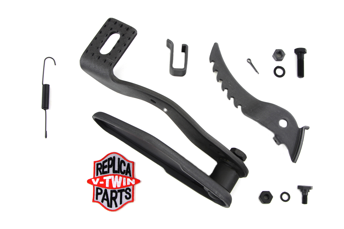 Parkerized Brake Pedal and Plate Kit - Click Image to Close