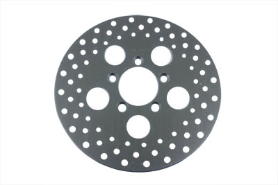 10" Drilled Front Brake Disc - Click Image to Close