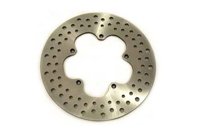 11-1/2" Drilled Front Brake Disc Clover Leaf Style - Click Image to Close