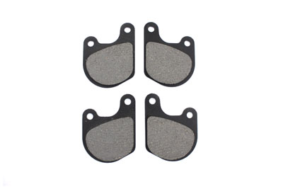 Dura Semi-Metallic Front Brake Pad Set Dual Disc - Click Image to Close