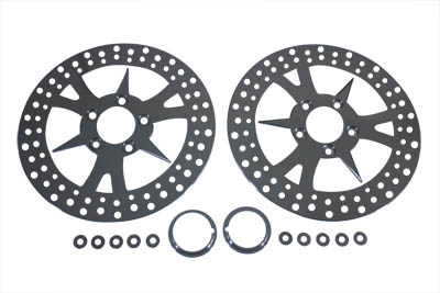 11-1/2" Front and Rear Brake Disc Set Spike Style - Click Image to Close