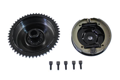 Rear Mechanical Brake Drum Kit Black - Click Image to Close