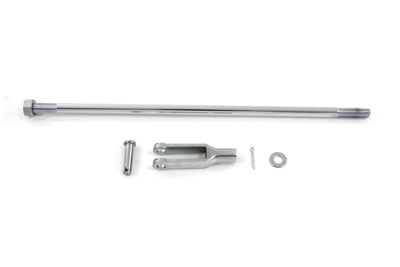 Shifter Rod With Clevis Chrome - Click Image to Close