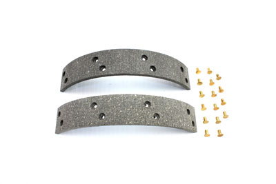 Rear Brake Shoe Lining with Rivets - Click Image to Close