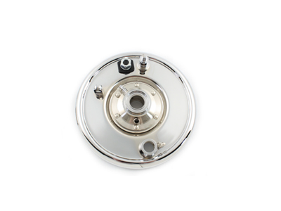 Front Mechanical Brake Backing Plate Chrome - Click Image to Close