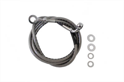Stainless Steel Front Brake Hose 44" - Click Image to Close
