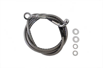 Stainless Steel Front Brake Hose 44"