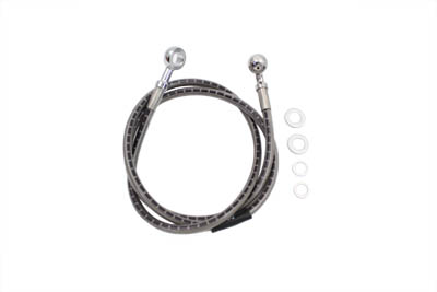 Stainless Steel Front Brake Hose 43-3/4" - Click Image to Close