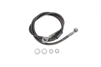 Stainless Steel Front Brake Hose 50-1/2" - Click Image to Close