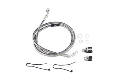 Stainless Steel Front Brake Hose 42" - Click Image to Close
